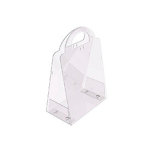 Sacola Transparente Bag com Alça M - 26x18x10cm - 1 unidade - Rizzo