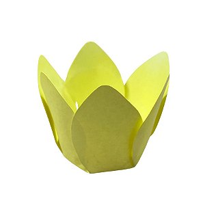 Forminha Para Doces Finos - Monaco - Amarelo Claro - 50 unidades - Decora Doces - Rizzo