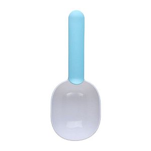 Colher Multifunção - Branco e Azul - 20,5x8x4 cm - 1 unidade - Clink - Rizzo