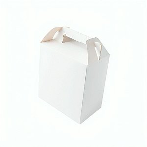 Caixa Sacolinha S1 (9,5cm x 6,5cm x 4,5cm) Branca  - 10 unidades - Assk - Rizzo