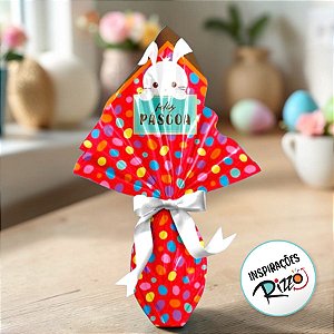 Saco Express 39x39cm para Ovos de 350g a 500g - Power Mix Vermelho - 5 unidades - Cromus - Rizzo