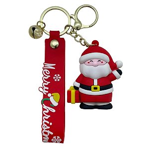 Chaveiro Papai Noel - 6cm - 1 unidade - Rizzo