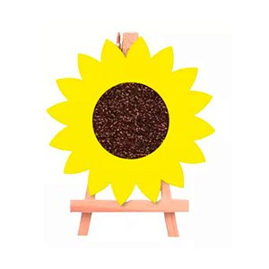 Placa Cavalete - Girassol - 13,5cm - 2 unidades - Rizzo