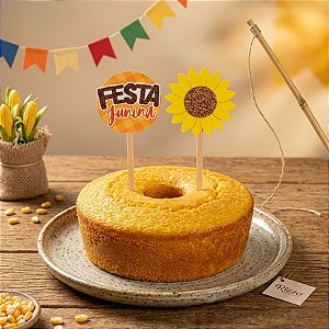 Pick Decorativo - Festa Junina e Girassol - 26cm - 2 unidades - Rizzo