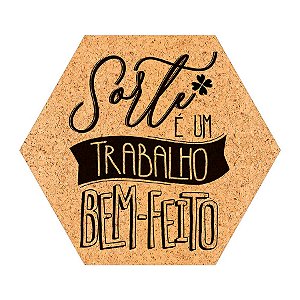 Placa Decorativa - "Sorte" - 25cm - 1 unidade - Rizzo
