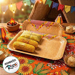 Bandeja Laminada - Arraiá Girassol 04 - 1 unidade - Rizzo