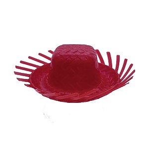 Forminha para Doces - Mini Chapéu de Festa Junina - Rosa - 7,5x3cm - 12 unidades - Rizzo