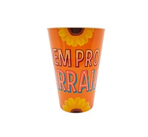 Copo Plástico Texas São João - Laranja - 700ml  - 1 unidade - Rizzo