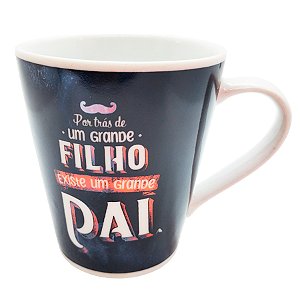 Caneca de Porcelana - Grande Pai - 290ml - 1 unidade - Allmix Presentes - Rizzo