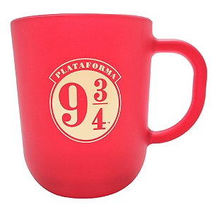 Caneca de Vidro - Plataforma 9 3/4 - Harry Potter - 300ml - 1 unidade - Allmix Presentes - Rizzo