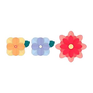 Kit Decorativo - Flores Tropicais - 25 unidades - Junco - Rizzo