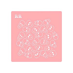 Stencil Caveiras - 4113 - 1 unidade - RR Cortadores - Rizzo