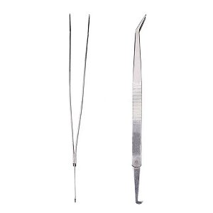 Pinça Curva com Pescador - 18cm - 3 unidades - Rizzo