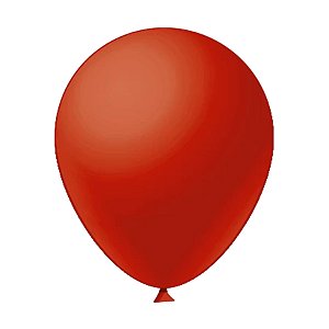 Balão de Festa Látex Liso - Vermelho Cereja - 1 unidade - FestBall - Rizzo