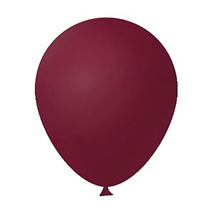 Balão de Festa Látex Liso - Amora - 1 unidade - FestBall - Rizzo