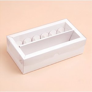 Kit para Garrafa e Doces - Branco - 22x10x7cm - 5 unidades - Rizzo