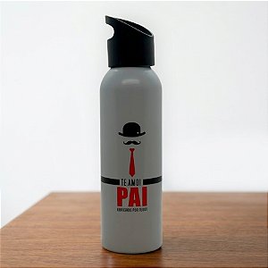 Garrafa de Alumínio - Te Amo Pai - 610ml - 1 unidade - Rizzo