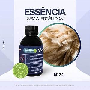 Essência Pelos Rebeldes Concentrada para Perfumaria e Animais N°24 - 100g - Allergen Free  - 1 unidade - Rizzo