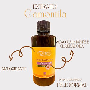Extrato Natural de Camomila para Perfumaria - 250ml - 1 unidade - Rizzo