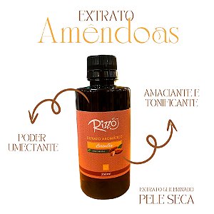 Extrato Natural de Amêndoa para Perfumaria - 250ml - 1 unidade - Rizzo