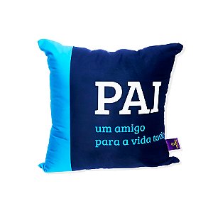 Almofada Pai Amigo Vida Toda 40cm  - 1 unidade - Zona Criativa - Rizzo