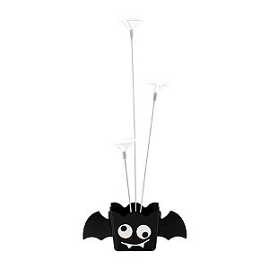 Suporte para Balões com 3 Hastes com Cachepot - Morcego - 37cm - 1 unidade - Rizzo