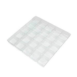 Placa Berço de Acetato para Doces - 25 Cavidades de 3,5x3,5 cm - 10 unidades - Assk - Rizzo
