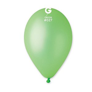 Balão de Festa Látex Neon - Green (Verde) #027 - Gemar - Rizzo
