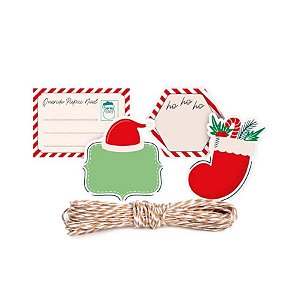 Kit Fechamento de Natal - Mensagens - 12 unidades - Cromus - Rizzo