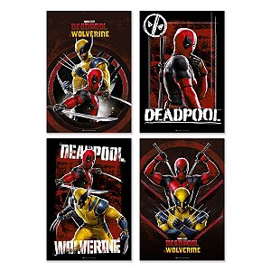 Cartaz Decorativo - Deadpool - 2 unidades - Regina - Rizzo