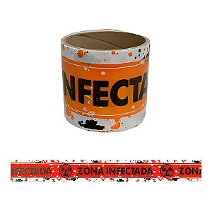 Faixa Decorativa Halloween - Zona Infectada - 7x600cm - 1 unidade - Rizzo