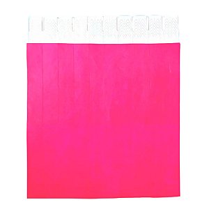 Pulseira de Identificação Para Eventos - Pink Neon - 1,9x25cm - 50 unidades - Rizzo