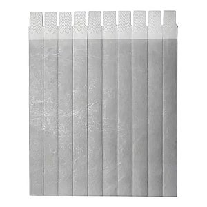 Pulseira de Identificação Para Eventos - Prata - 1,9x25cm - 50 unidades - Rizzo