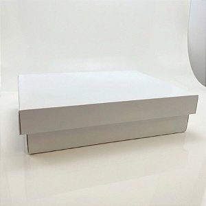 Caixa para Presente Premium Retangular - Branca - 22,7x17,2x6cm - 5 unidades - Assk - Rizzo