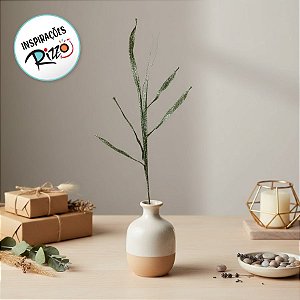 Galho Decorativo - Capim Verde Glitter - 79cm - 1 unidade - Rizzo