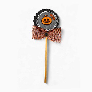 Palito Decorativo Halloween - Abóborinha Boo! - 29cm - 1 unidade - Rizzo