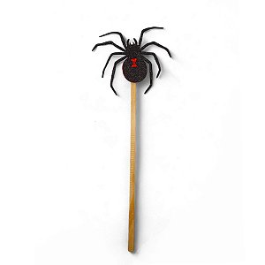 Palito Decorativo Halloween - Aranha - 27cm - 5 unidades - Rizzo