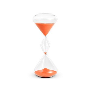 Enfeite Decorativo - Ampulheta de Vidro 1 Hora - 28cm - 1 unidade - Rizzo