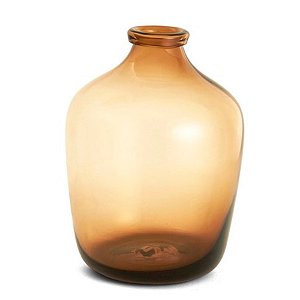 Vaso Marrom de Vidro - 30cm - 1 unidade - Rizzo