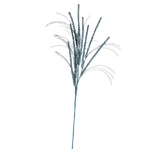 Galho Decorativo - Azul Claro com Glitter - 79cm - 1 unidade - Rizzo
