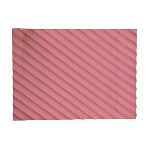 Molde de Silicone Texturizada - Linhas Diagonais - 25cm - 1 unidade - Le Chef - Rizzo