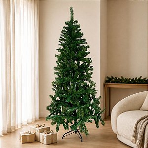 Árvore de Natal Modelo Sálvia - 660 Galhos - 210cm - Ref. RZO358 - 1 unidade - Rizzo