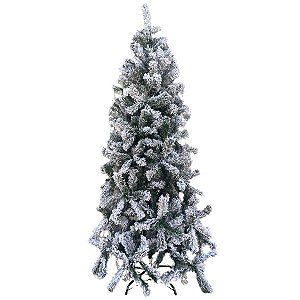 Árvore de Natal Modelo Manjerona Nevada - 1002 Galhos - 2,40m - Ref. RZO354 - 1 unidade - Rizzo