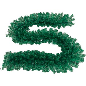 Festão de Natal Verde - 320 galhos - 270cm - Ref. RZO407 - 1 unidade - Rizzo