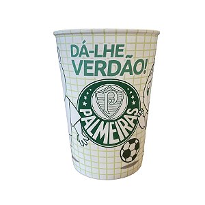 Copo de Plástico para Colorir Palmeiras - 320ml - 1 unidade - Plasútil - Rizzo
