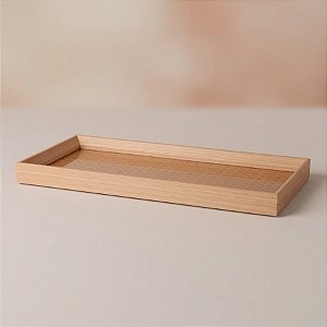 Bandeja em MDF e PU - 27x27x5cm - 1 unidade - Rizzo
