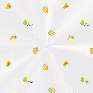Saco Transparente Decorado - Classic Easter - 100 unidades - Cromus - Rizzo