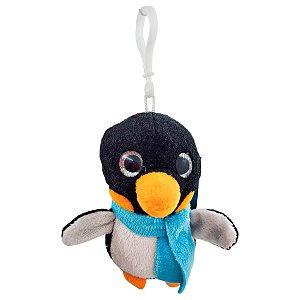 Pinguim Chaveiro de Pelúcia - 10cm - 1 unidade - Rizzo
