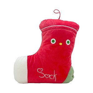 Meia de Natal de Pelúcia - 21cm - 1 unidade - Rizzo