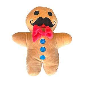Biscoito de Natal com Bigode de Pelúcia - 21cm - 1 unidade - Rizzo